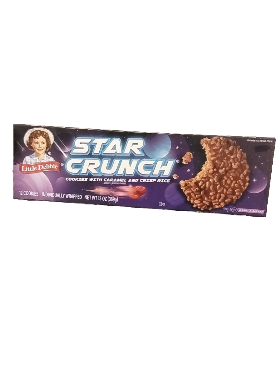Star Crunch cookies with caramel and crisp rice