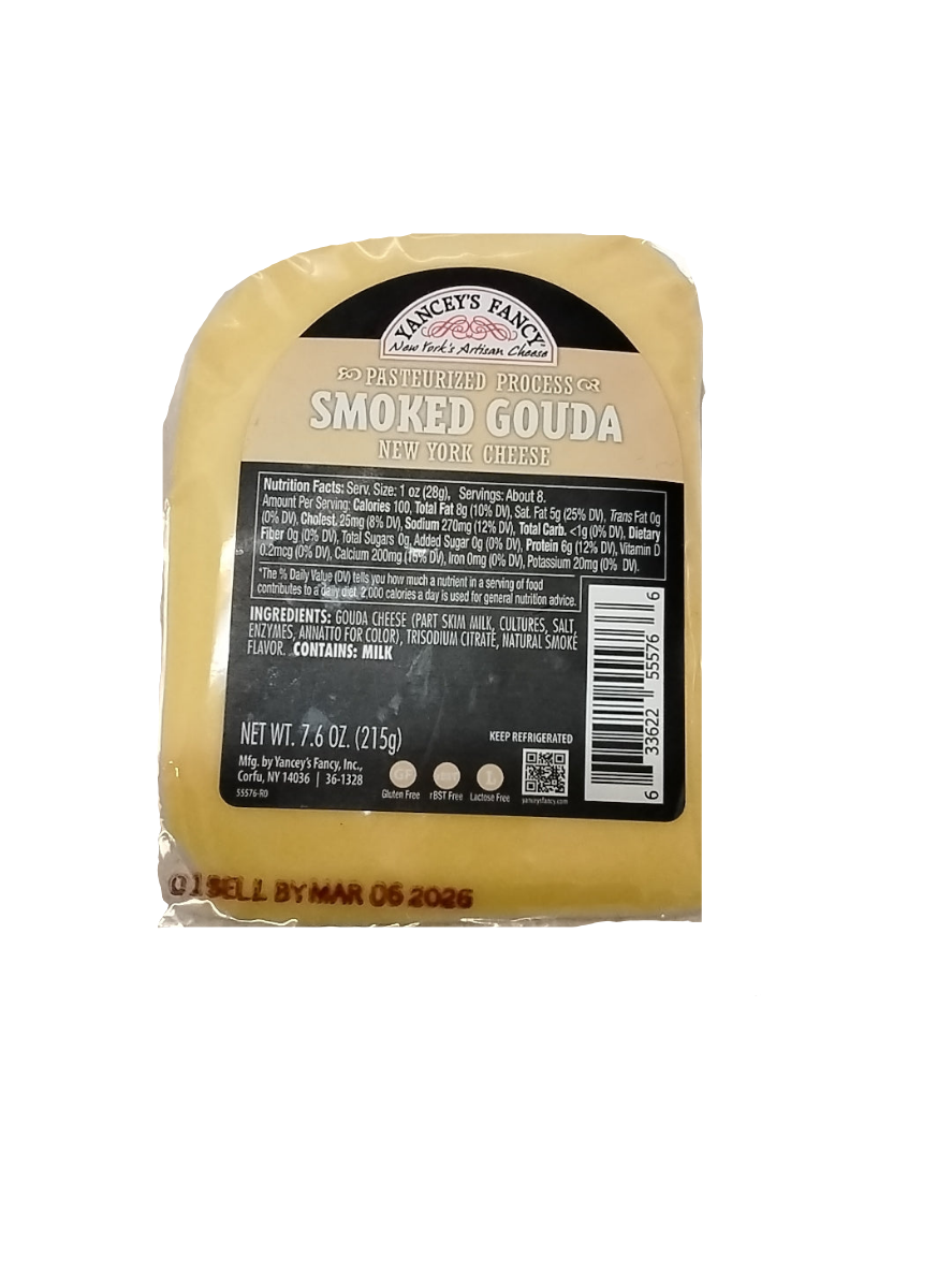 Yancey's smoked gouda  cheese