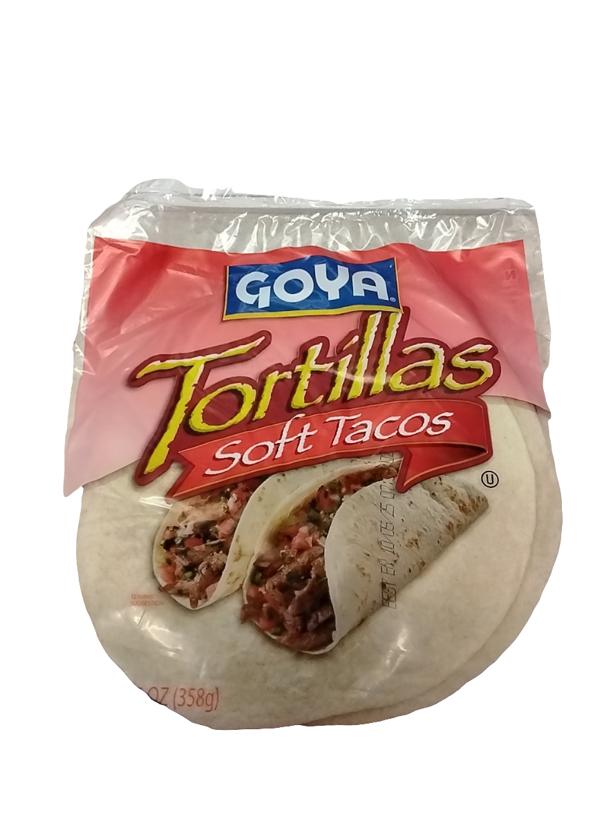 Goya tortillas soft taco