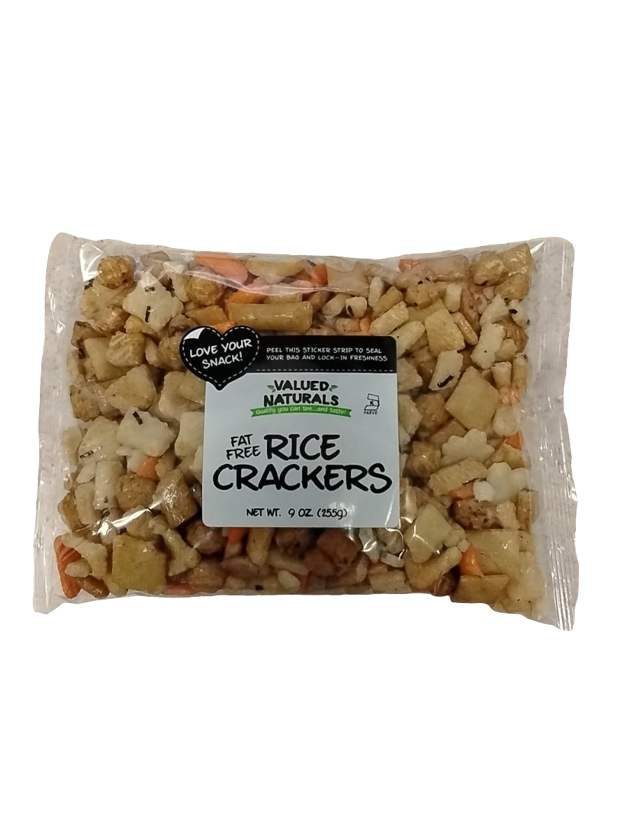 Value naturals fat free   rice crackers