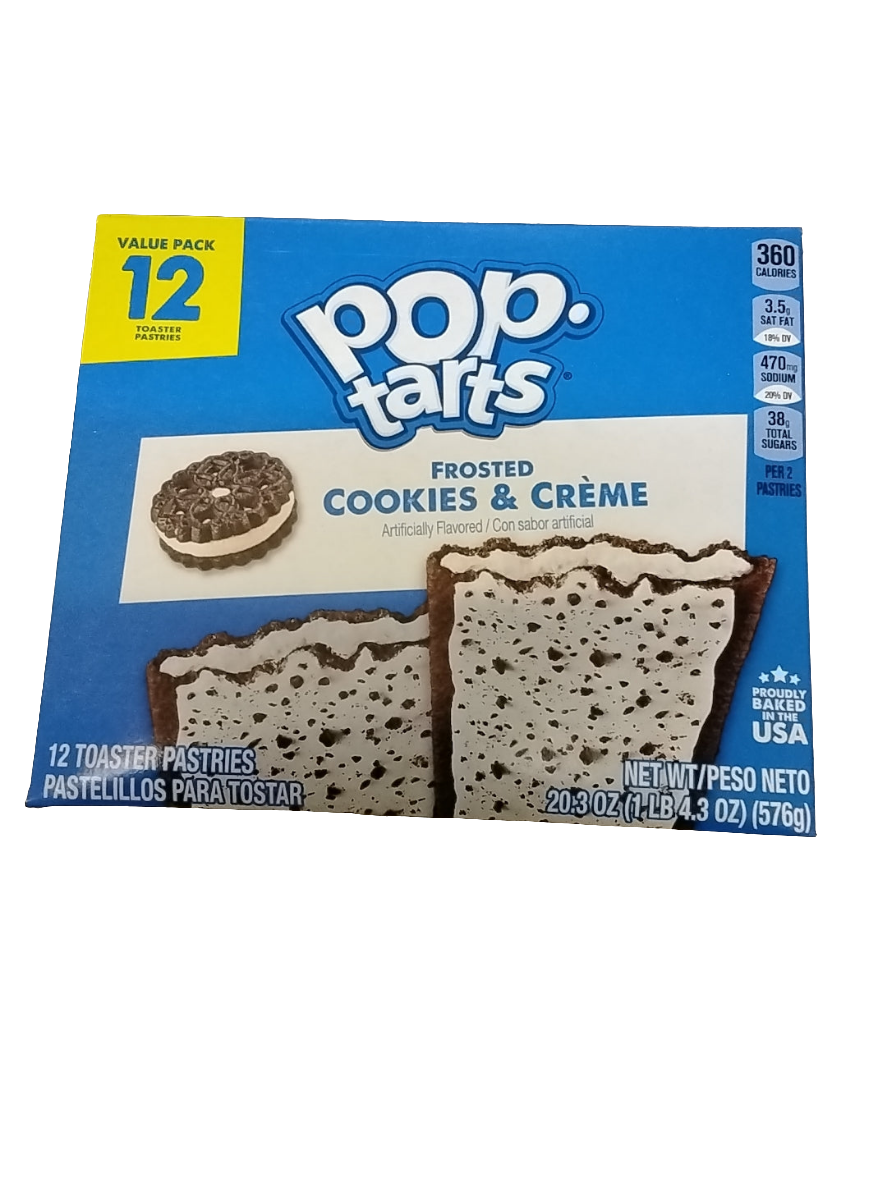 Frosted Cookies & Crème Pop tarts