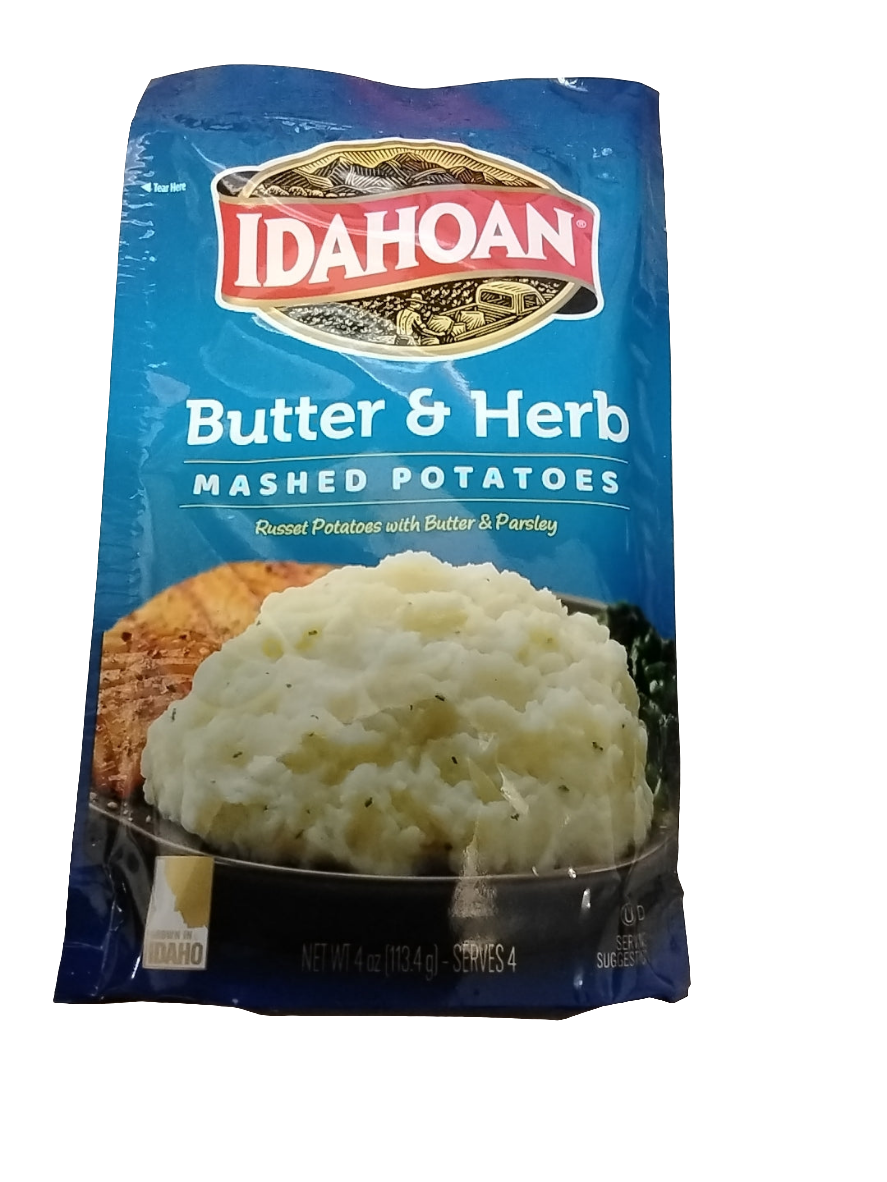 Idahoan butter & herb mashed potatoes