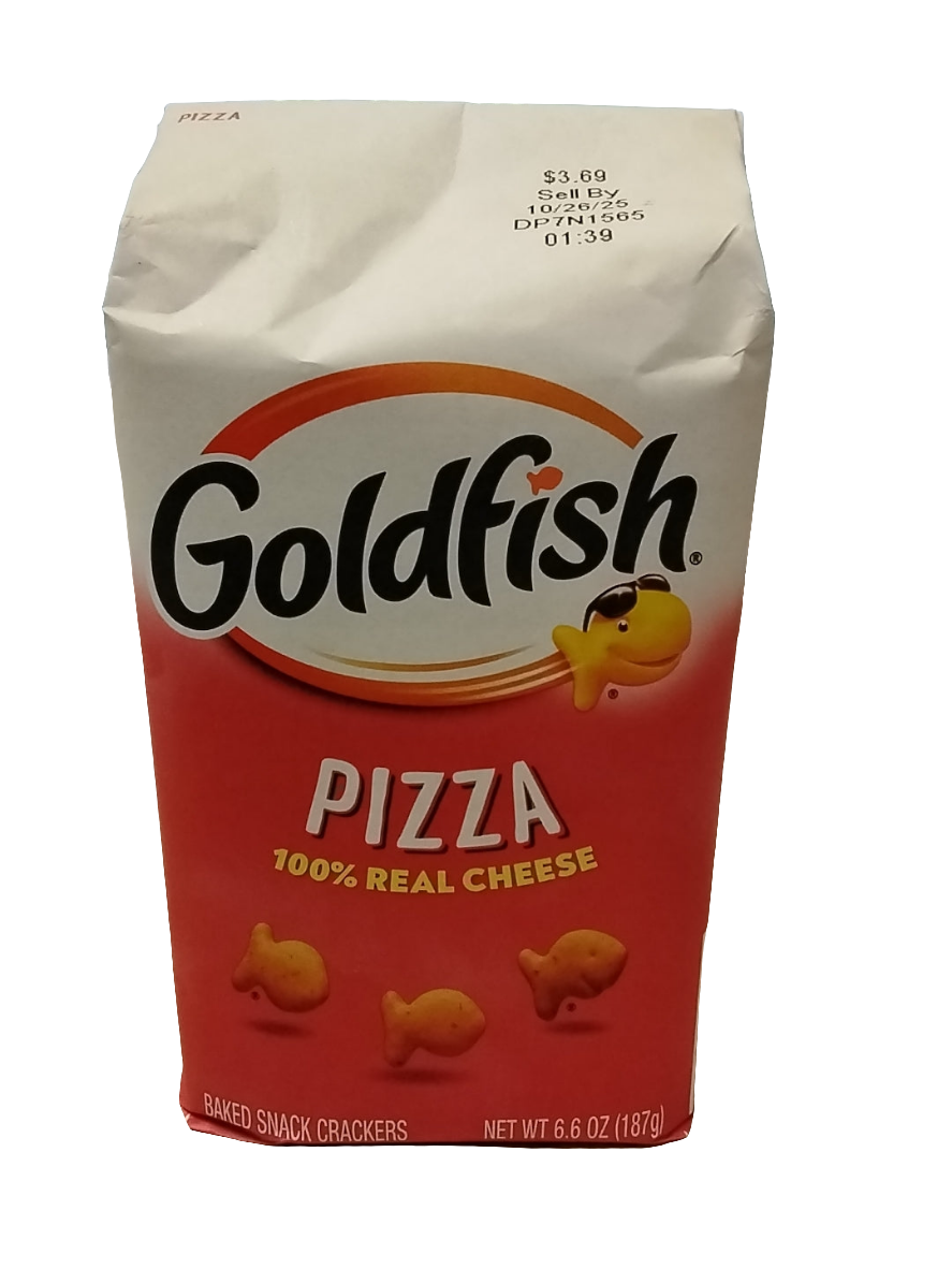 Gold fish pizza