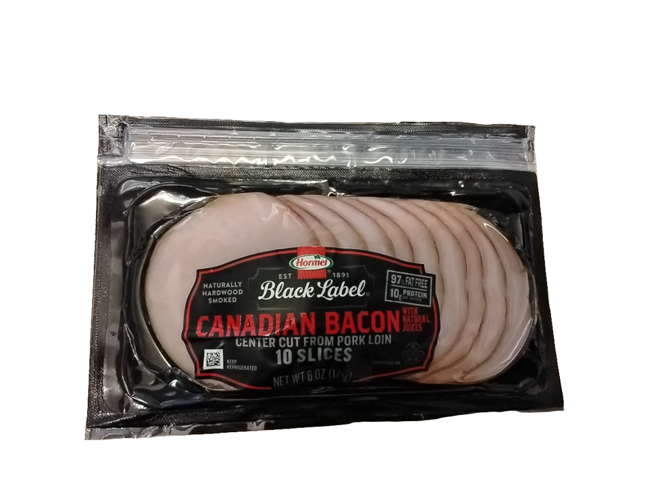 Hormel Canadian bacon 10 slices