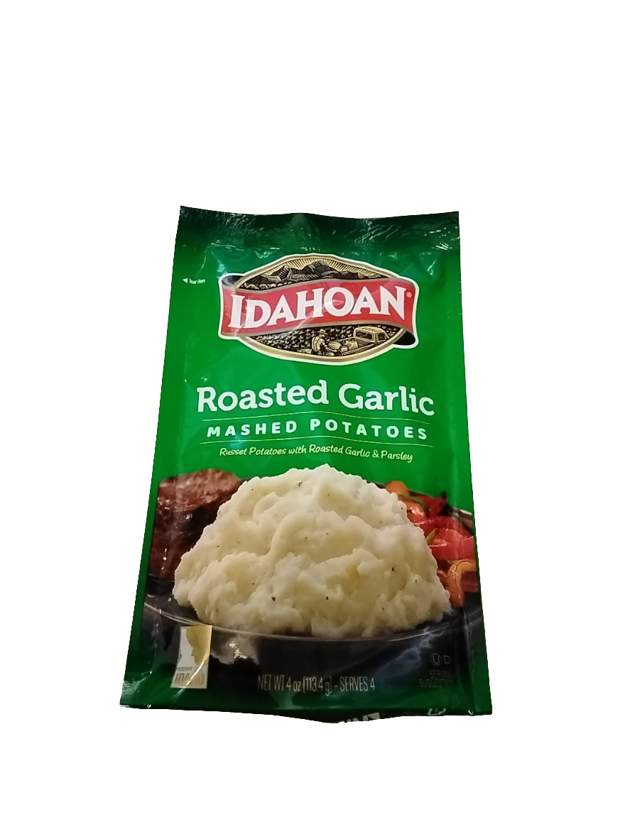 Idahoan roasted garlic mashed potatoes