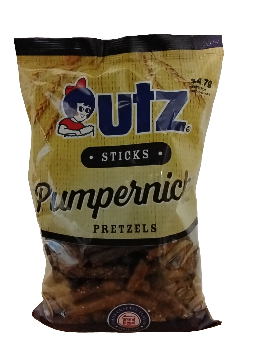 Utz  sticks pumpernich Pretzel