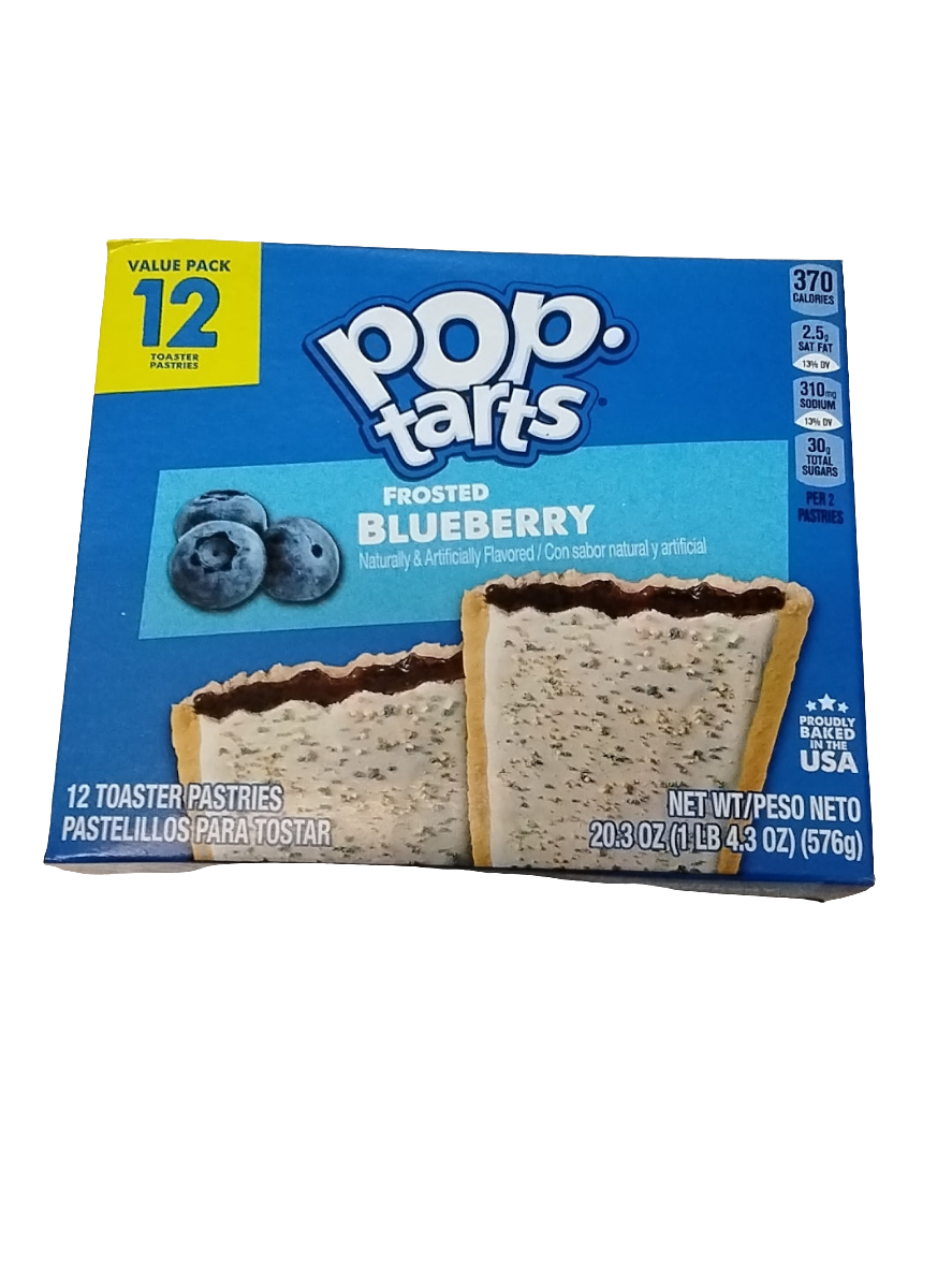 Frosted Blueberry Pop tarts