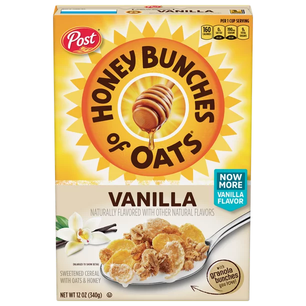 Post Honey Bunches of Oats with Vanilla