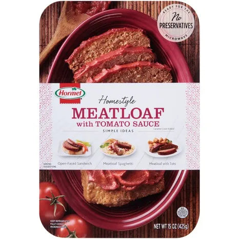 Hormel Square Table Homestyle Meatloaf With Tomato Sauce