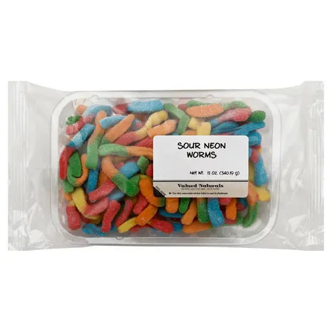 Valued Naturals Sour Neon Worms