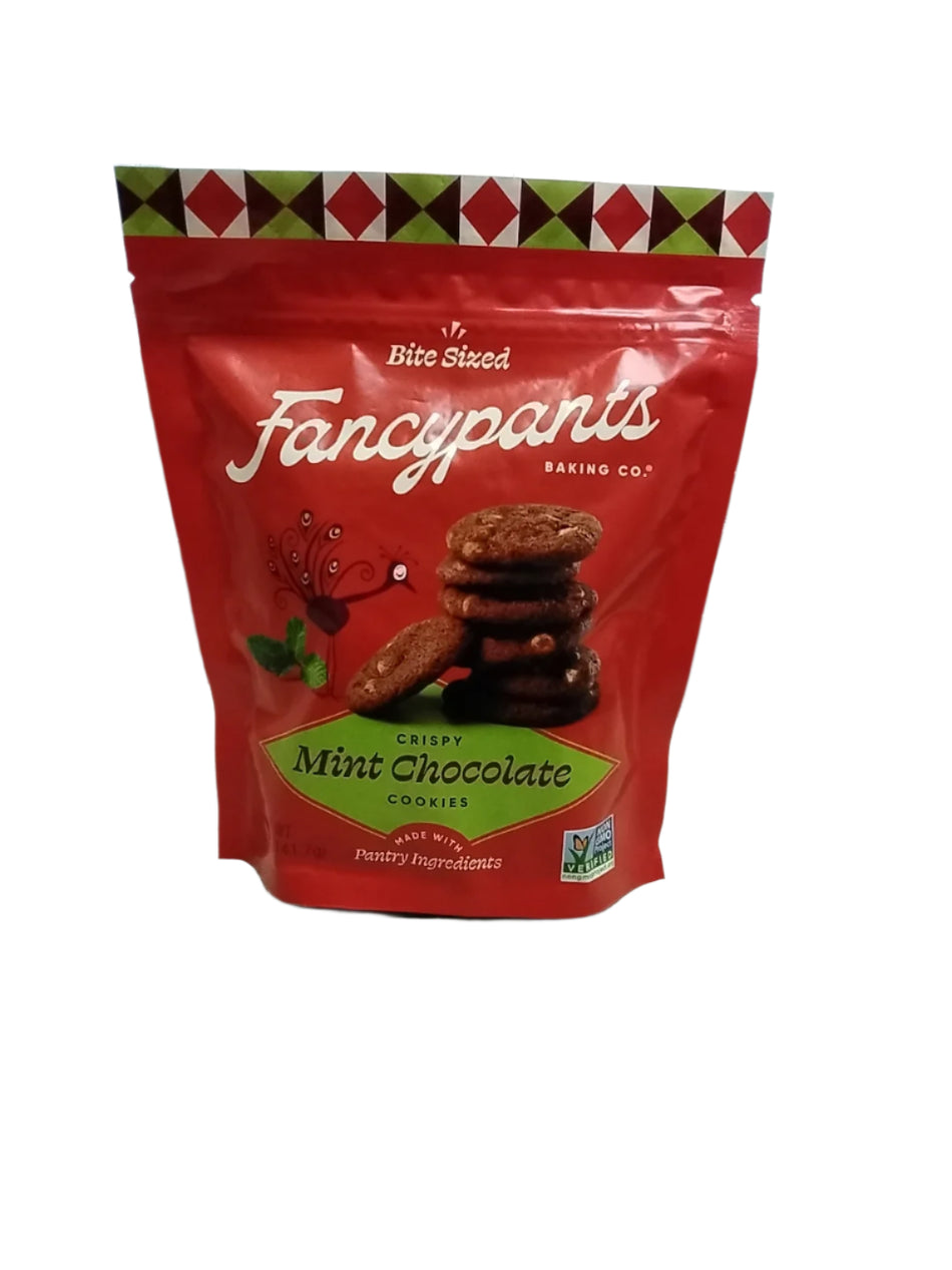 Francy pants crispy mint chocolate cookies