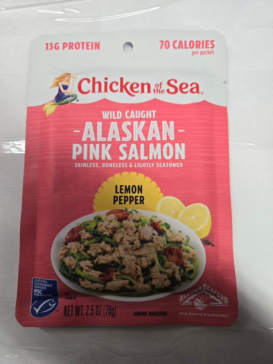 Chicken of the Sea Pink Salmon, lemon p