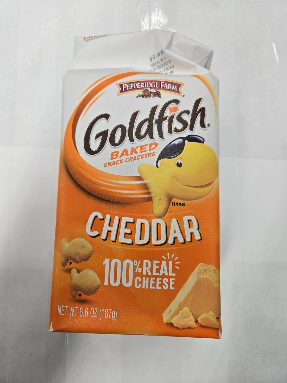 Pepperidge Farm Goldfish Cheddar Crackers Baked with Whole Grain- 6.6oz