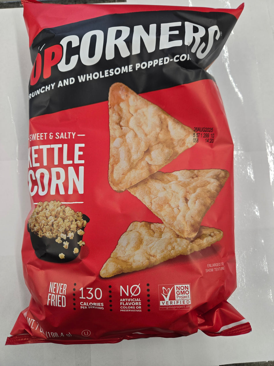 PopCorners Popped-Corn Snacks, Kettle Corn, Sweet & Salty