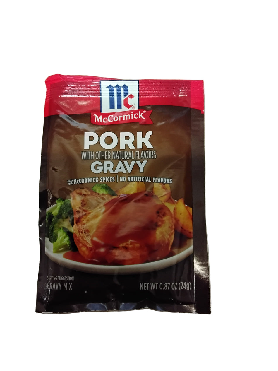 Mc cormick pork gravy