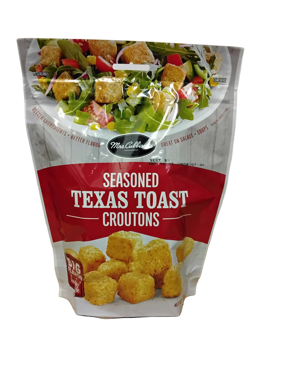 Seasoned Texas toast croutons