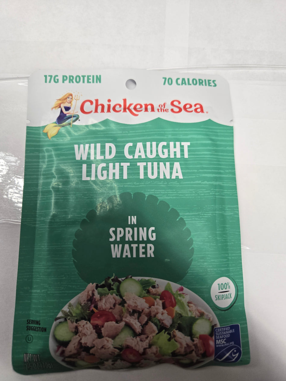 Wild Caught tuna in spring water