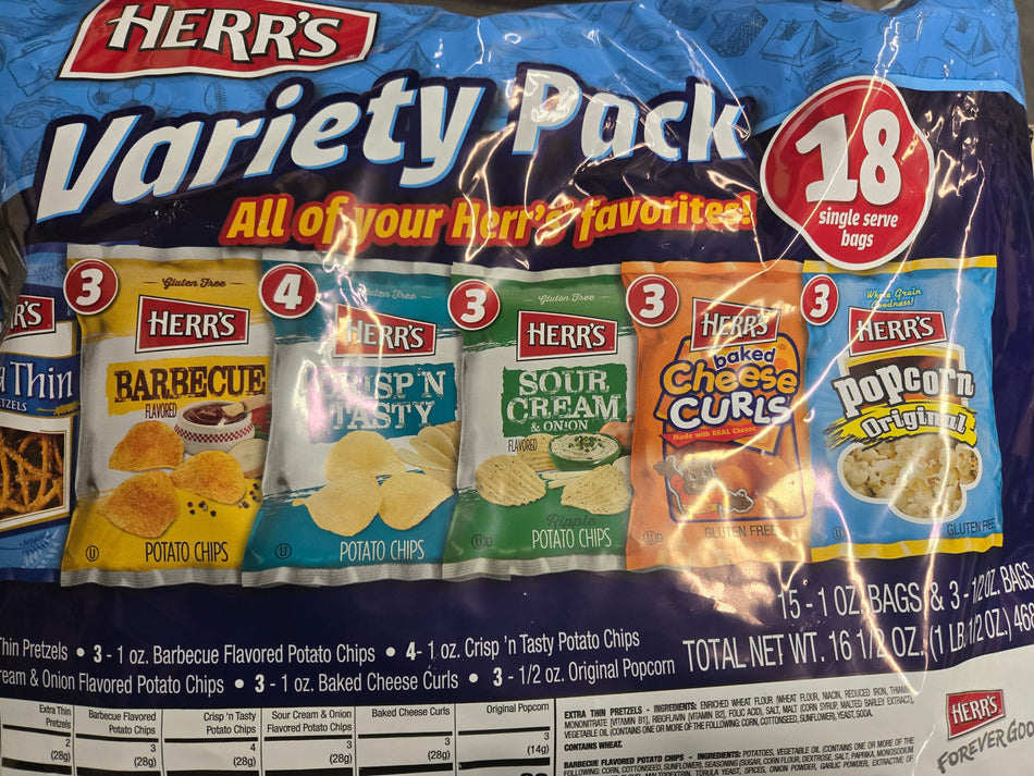 Herr's Herrs Variety Pack