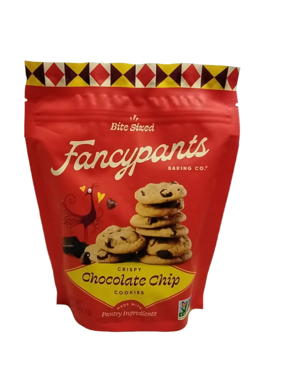 Francy pants crispy  chocolate  chip cookies