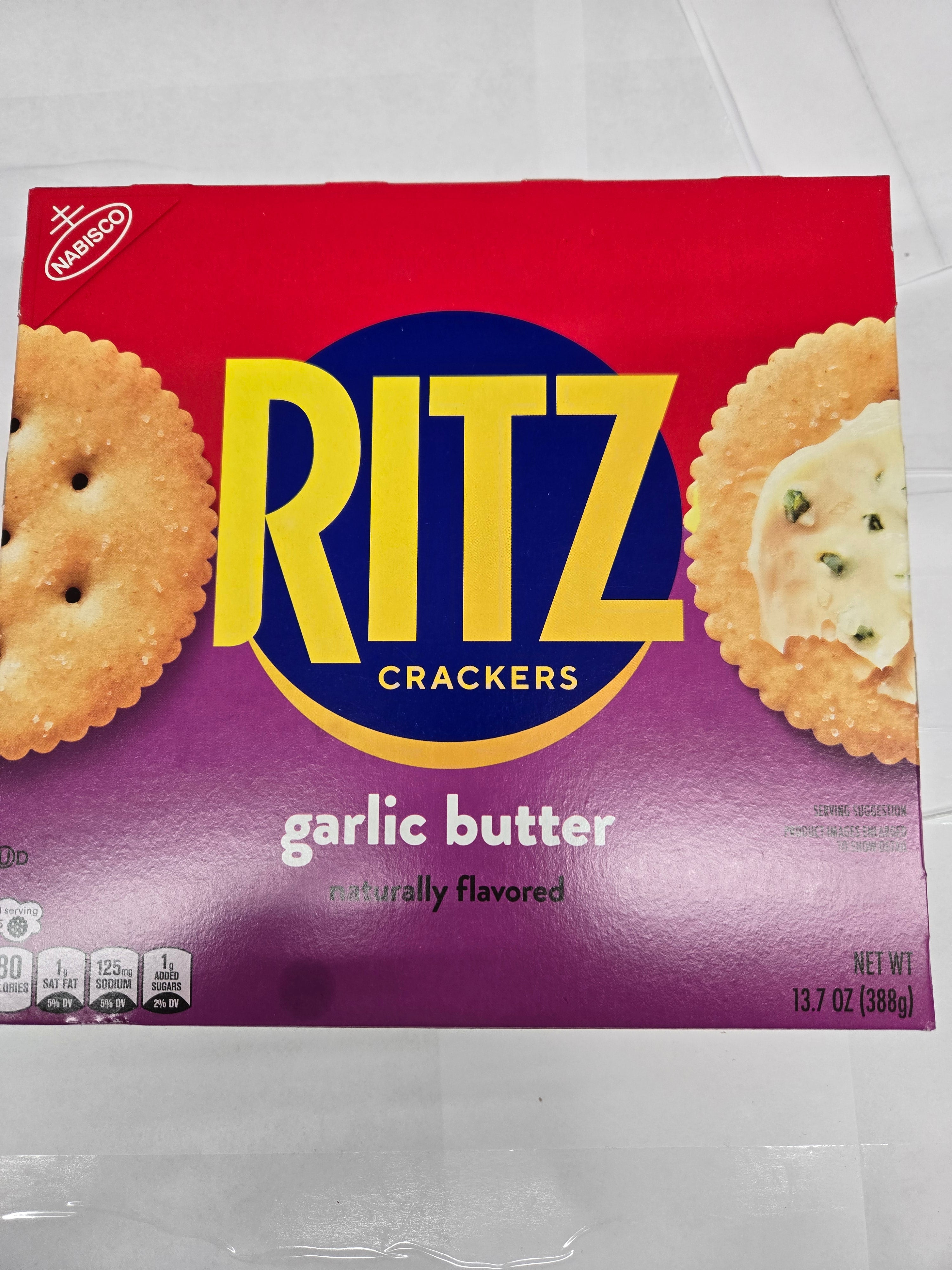 Ritz Garlic Butter Crackers nabisco – Peters Market Inmate Delivery ...