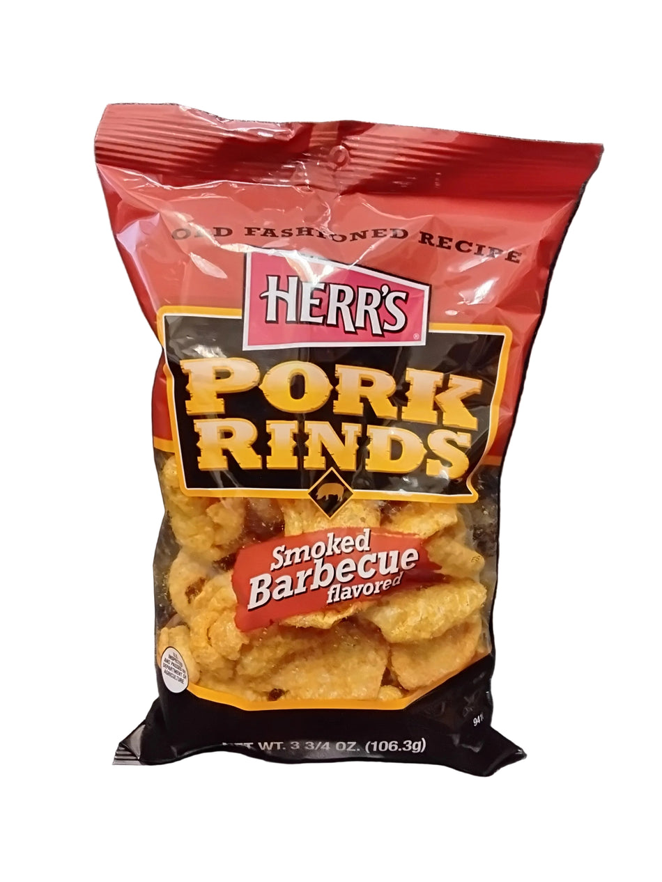 Herr's Pork Rinds Smoked Barbecue  BIG BAG