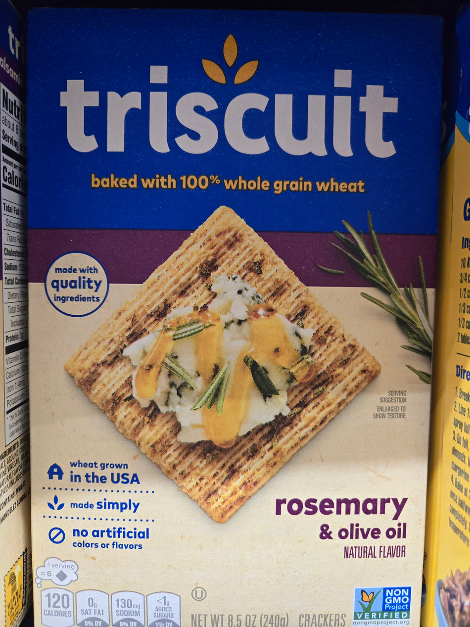 Triscuit Rosemary & Olive Oil Whole Grain Wheat Crackers