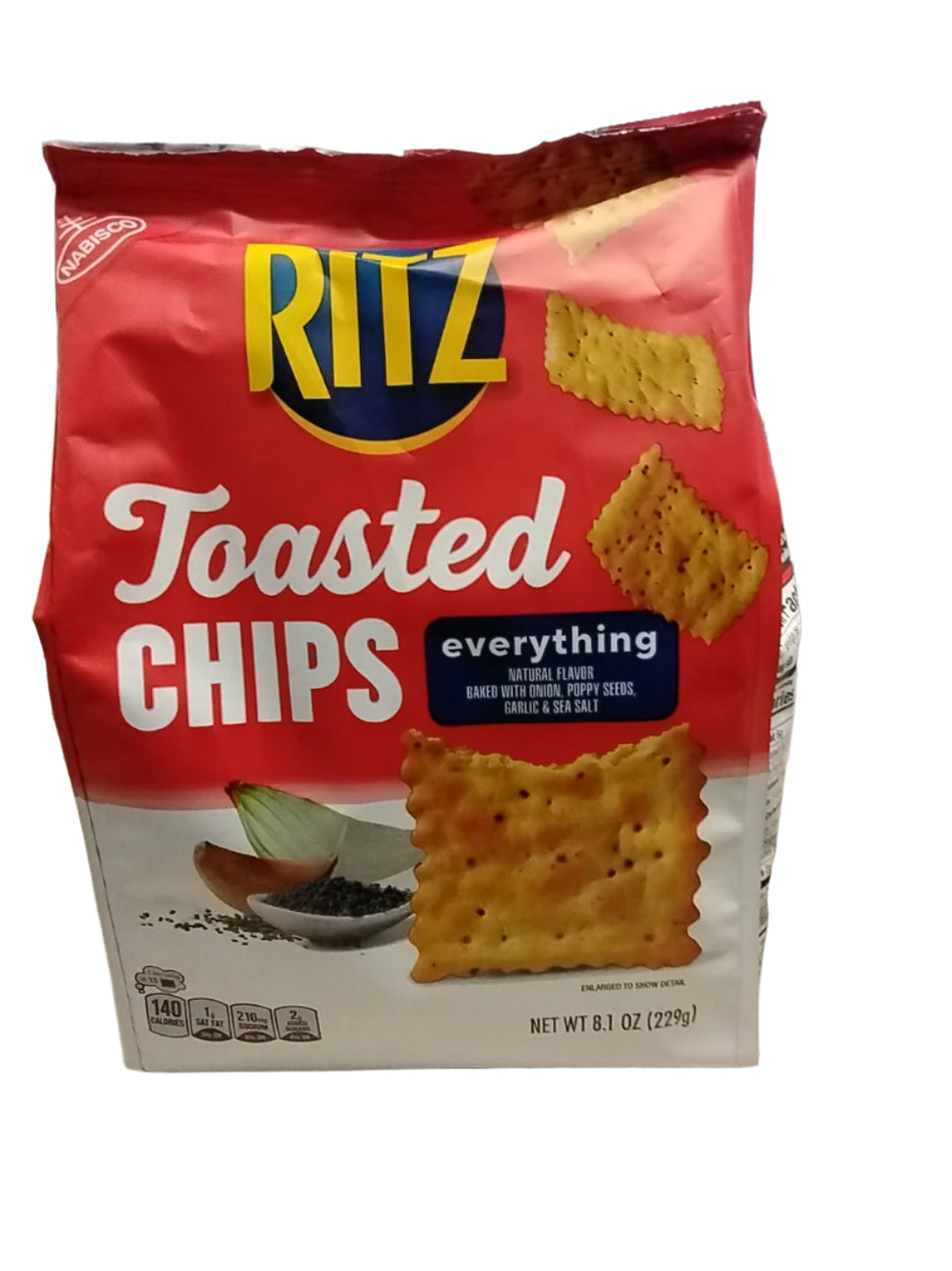 Ritz toasted chips everything nabisco