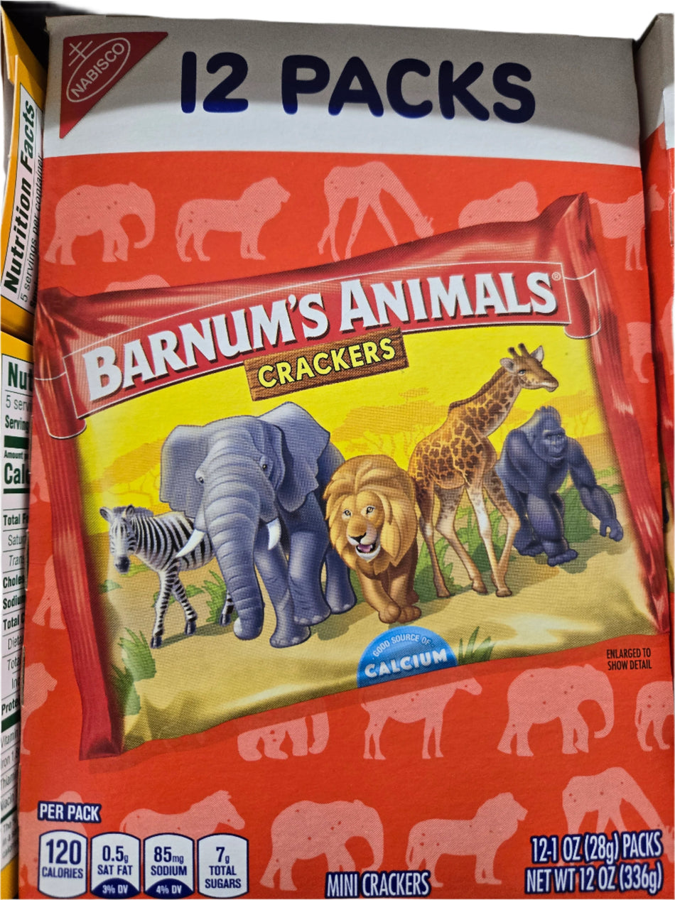 NABISCO BARNUM'S ANIMAL CRACKERS BOX