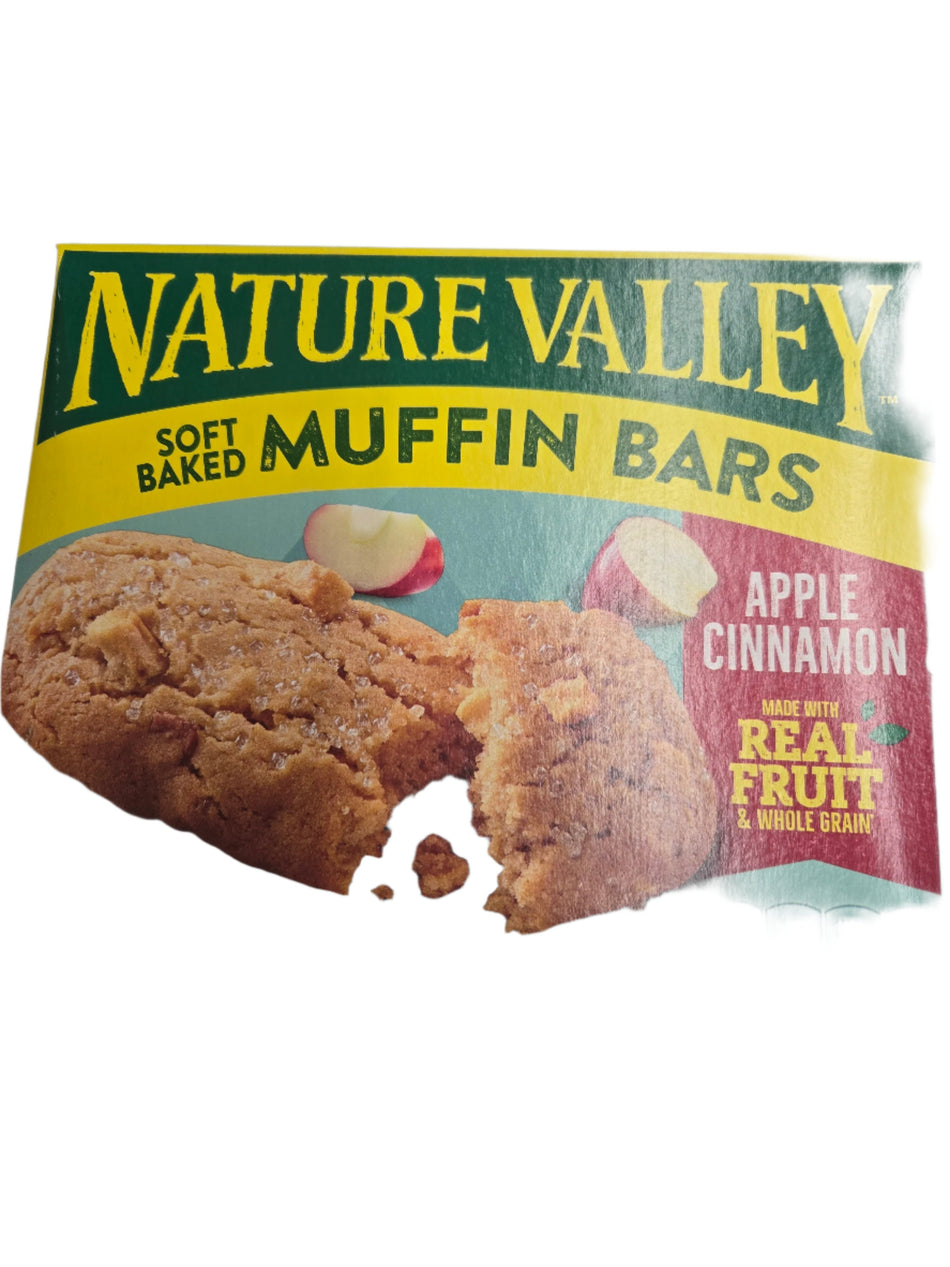 Nature Valley Whole Grain Apple Cinnamon Soft-Baked Muffin Bars Breakfast Snacks