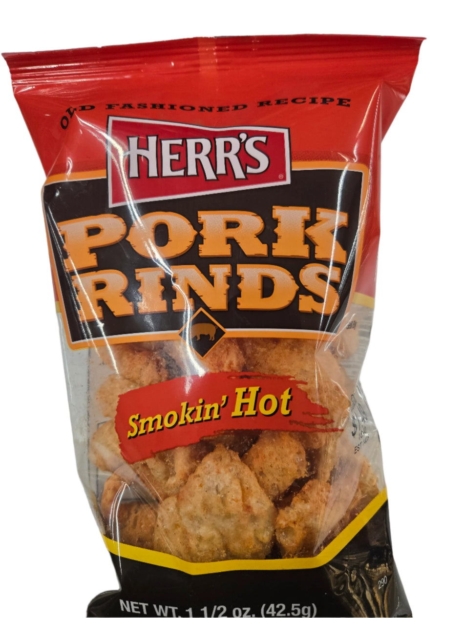 herrs pork rinds smokin hot