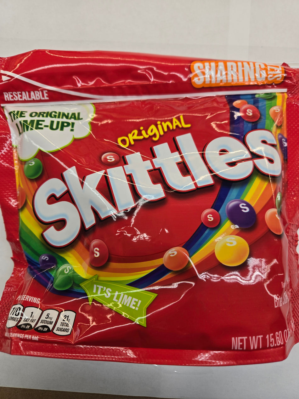 Skittles Original Pride Chewy Candy, Sharing Size - 15.6 Oz Resealable Bag