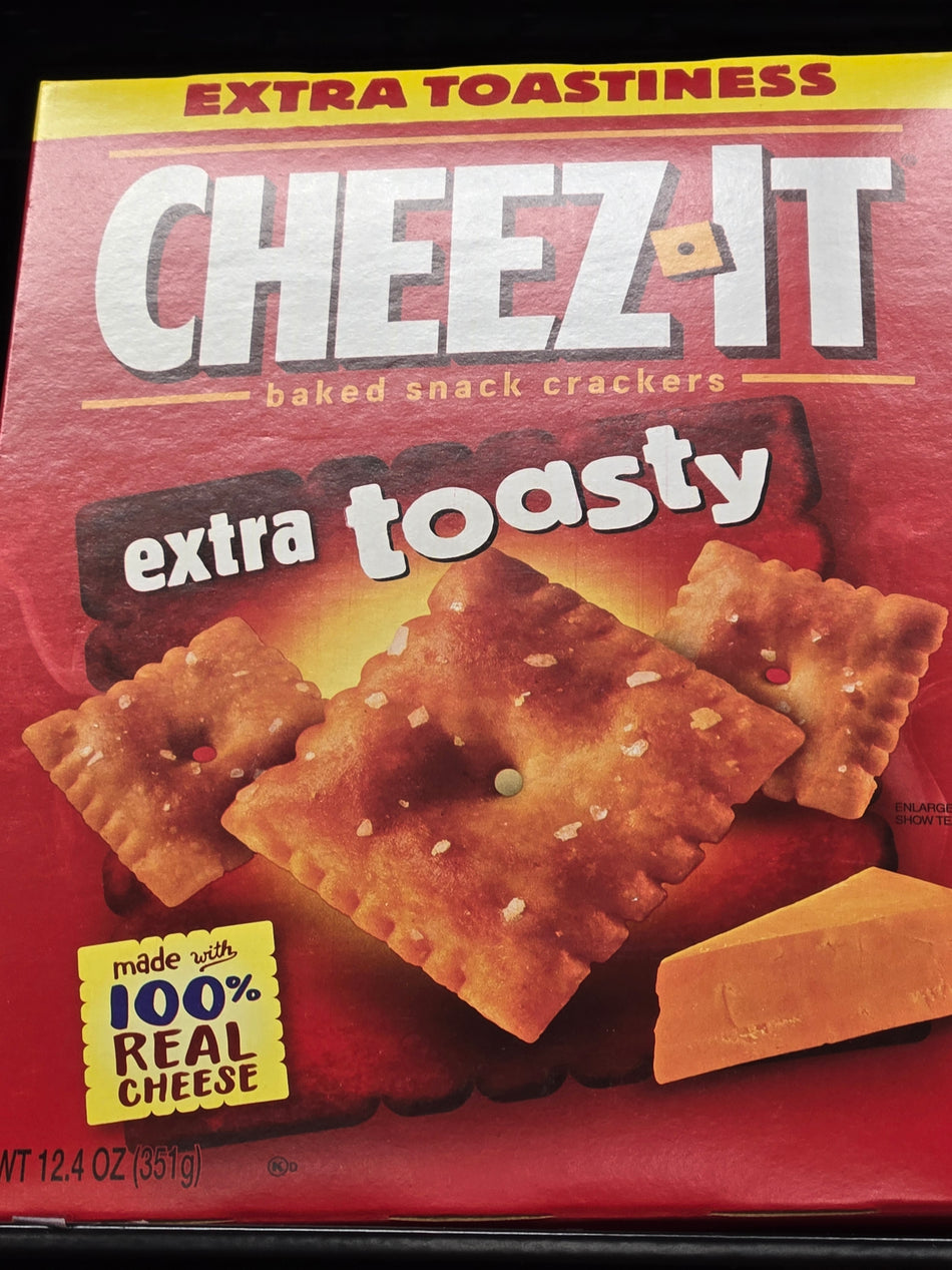 Cheez-It Cheese Crackers, Extra Toasty