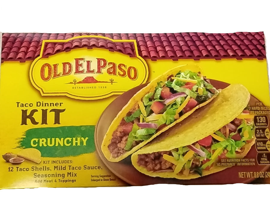 Old el paso taco dinner kit crunchy