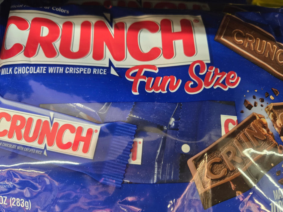 CRUNCH, Milk Chocolate and Crisped Rice,