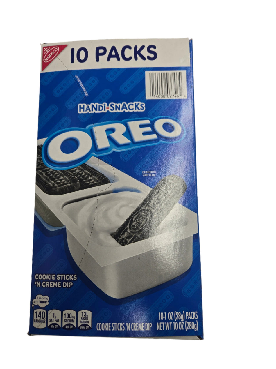 Handi-Snacks OREO Cookie Sticks 'N Crème Dip Snack Packs