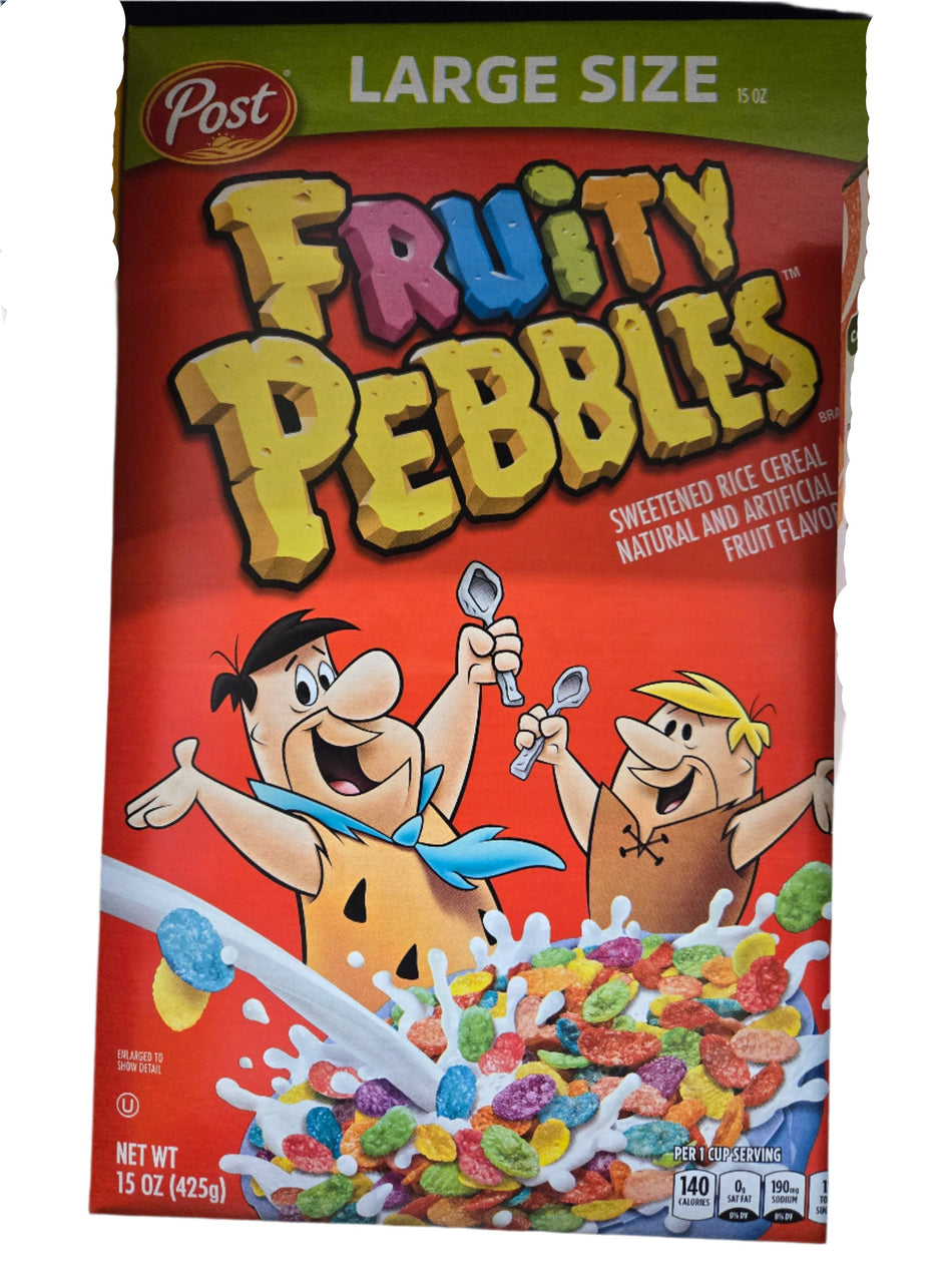 Post Fruity PEBBLES Family Size Cereal