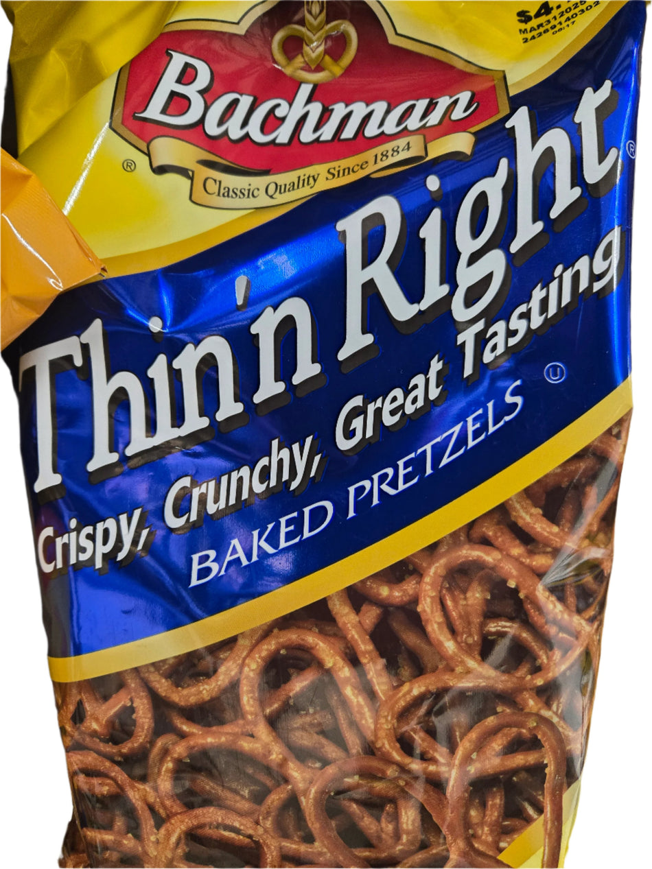 Bachman Thin'n Right Baked Pretzels