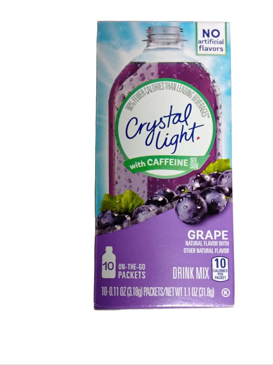Crystal Light grape small  box