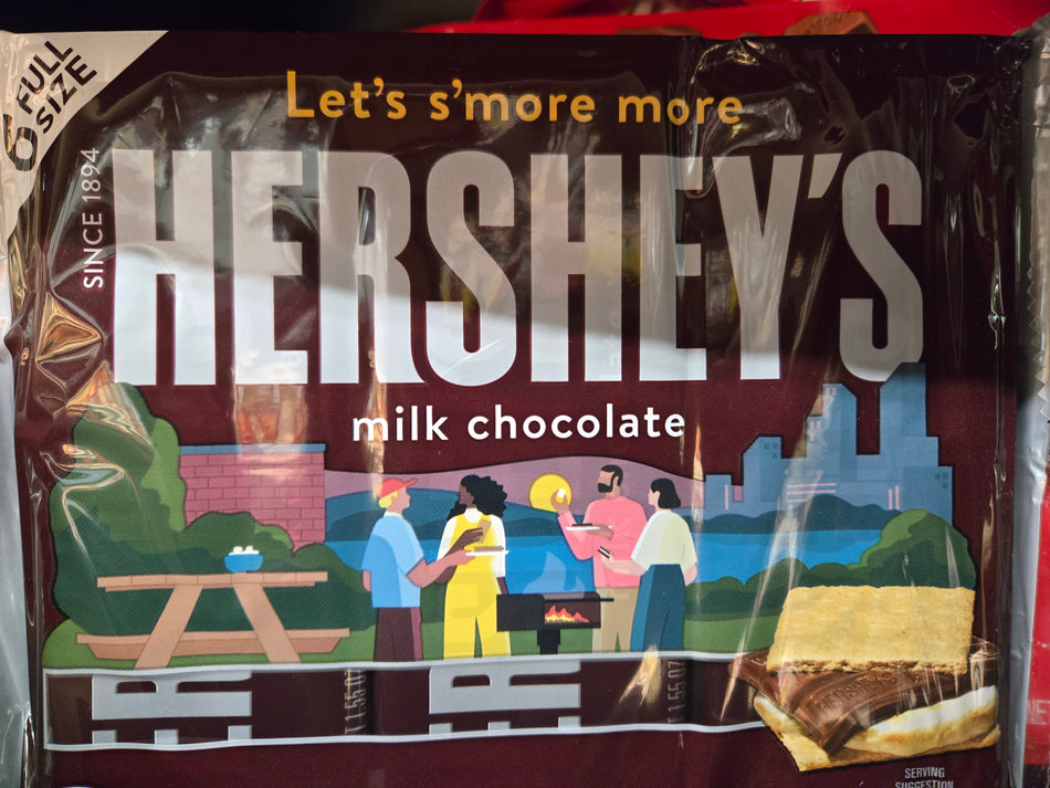 Hershey's Milk Chocolate 6 pack