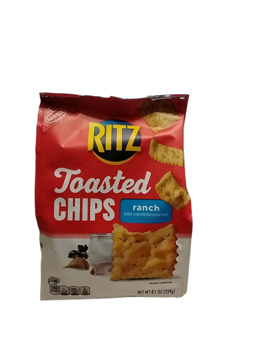 Ritz toasted chips ranch nabisco