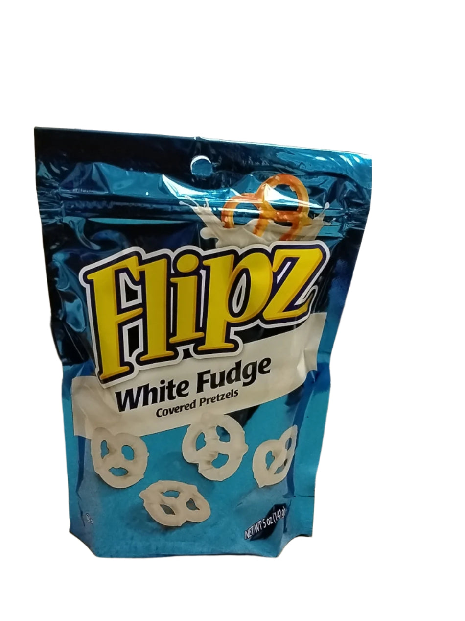 Flipz white fudge covered Pretzel