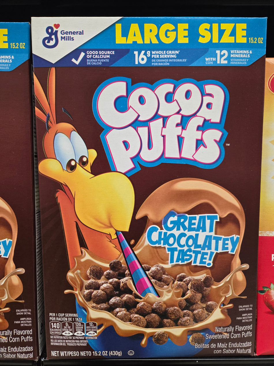 Cocoa Puffs Chocolate Breakfast Cereal with Whole Grains