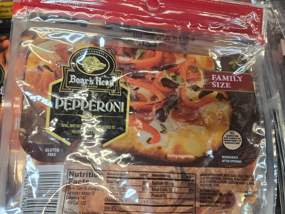 Boar's Head pepperoni Family size