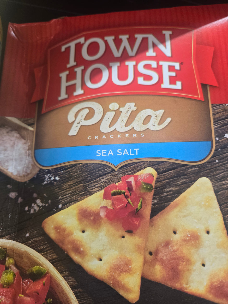 Town House Pita Sea Salt Oven Baked Crackers