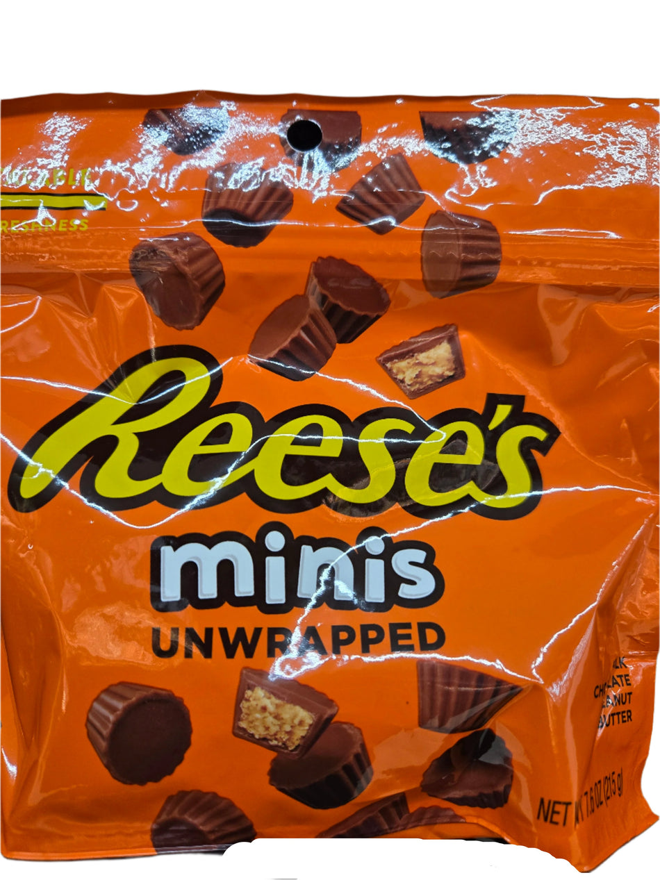 Reese's mini peanut butter cups bag