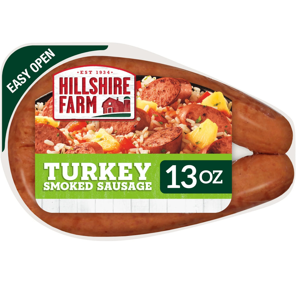 hillshire turkey smoke sausage