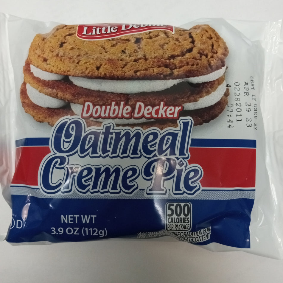 Little debbie double oatmeal creme pie