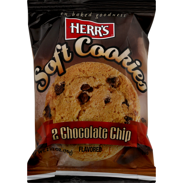 HERR'S CHOCOLATE CHIP SOFT COOKIES