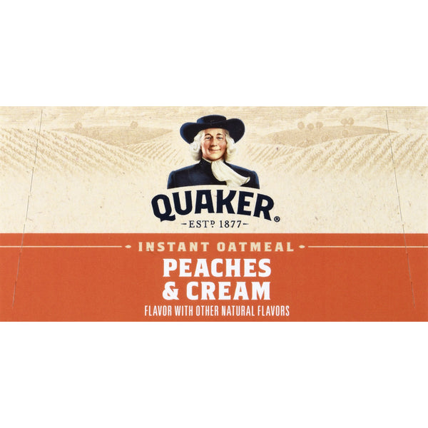 Quaker Oatmeal, Peaches & Cream