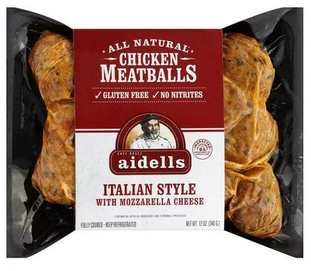 Aidells Chicken Meatballs Italian Style With Mozzarella Cheese